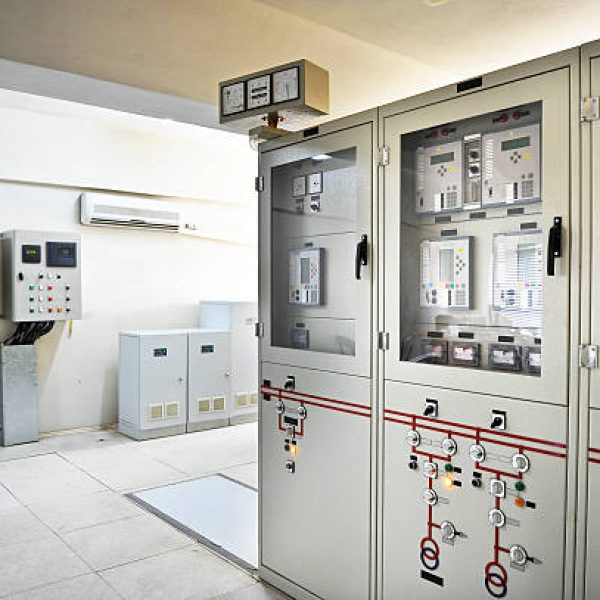 Industrial electrical control room